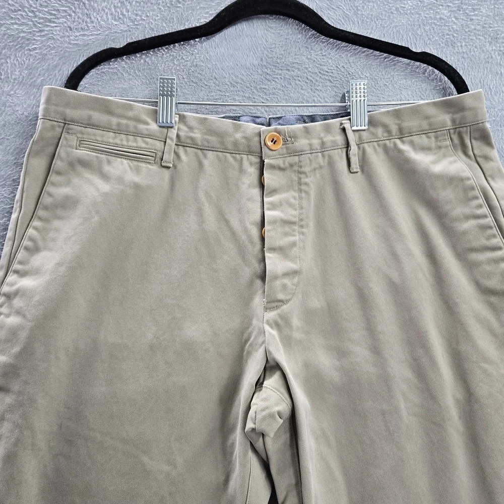 Banana Republic Men Pants 33x30 Beige Vintage Straight‎ Button 28